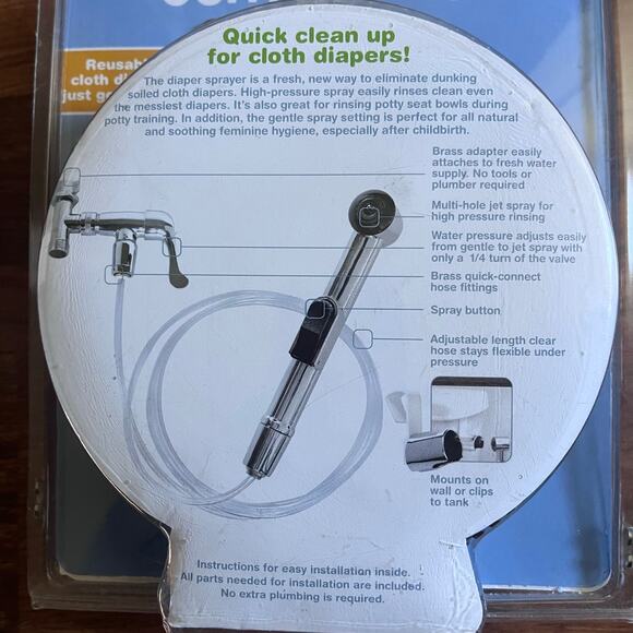 NEW bumGenius Diaper Sprayer Cloth Diaper Cleaner - Picture 5 of 5